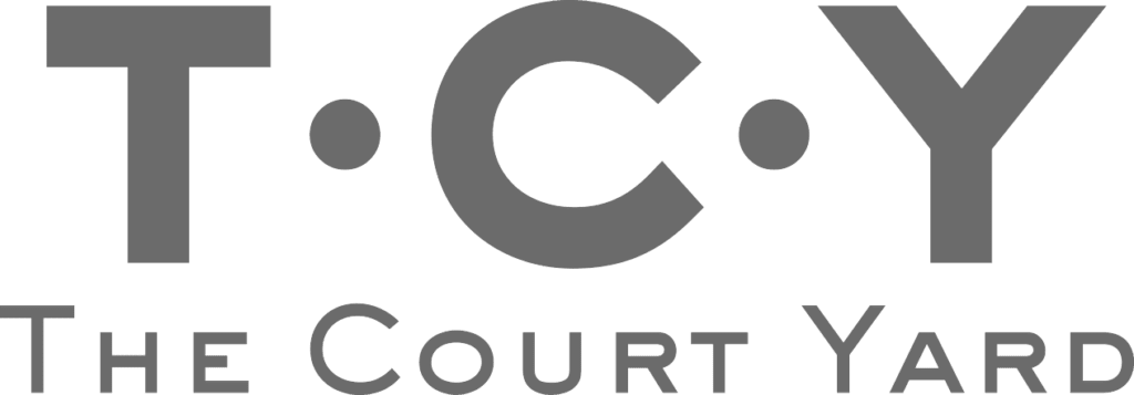 The Court Yard Restaurant Deal CT14 Logo-White-Background